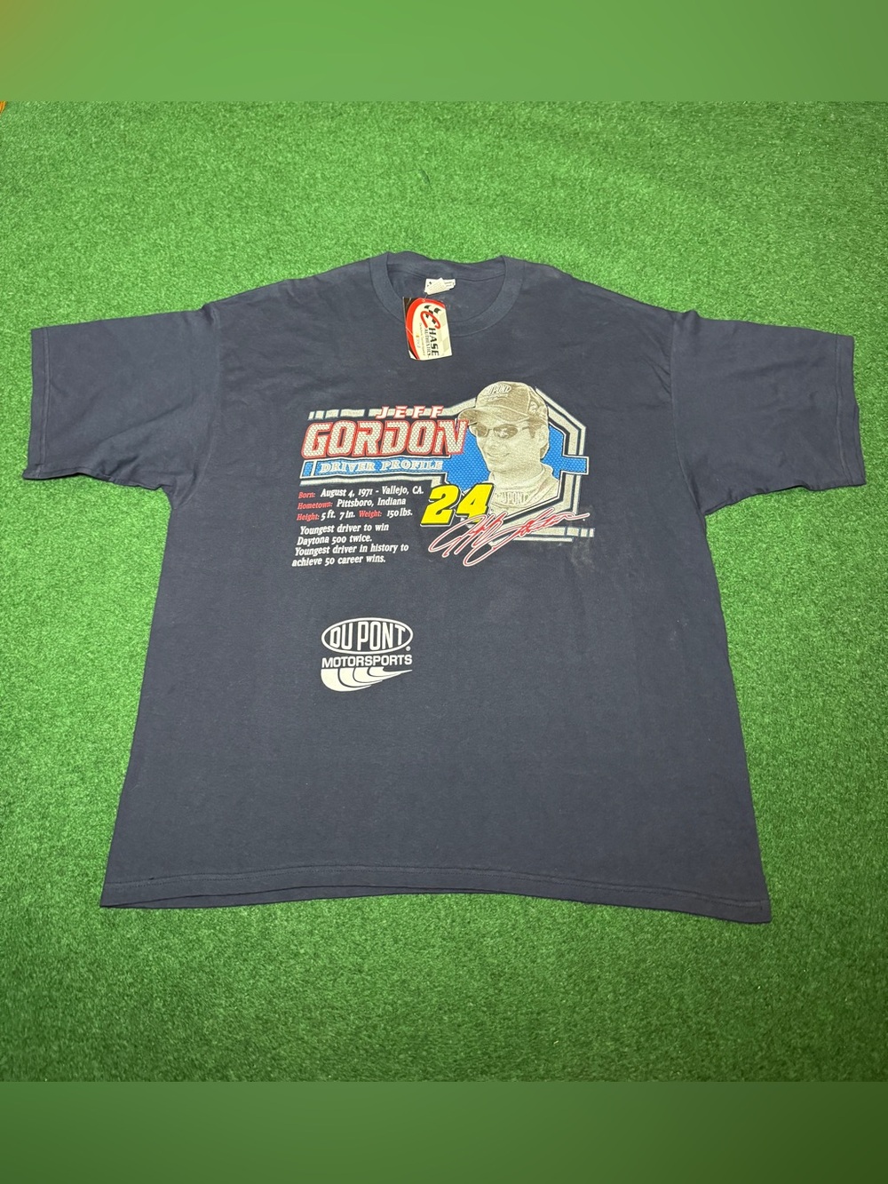 Jeff Gordon NWT Nascar T Shirt #24 XXL Chase Authentics Dupont Motorsport